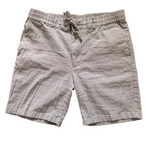 Daniel Cremieux Men's Gray Linen Blend Shorts Size 38